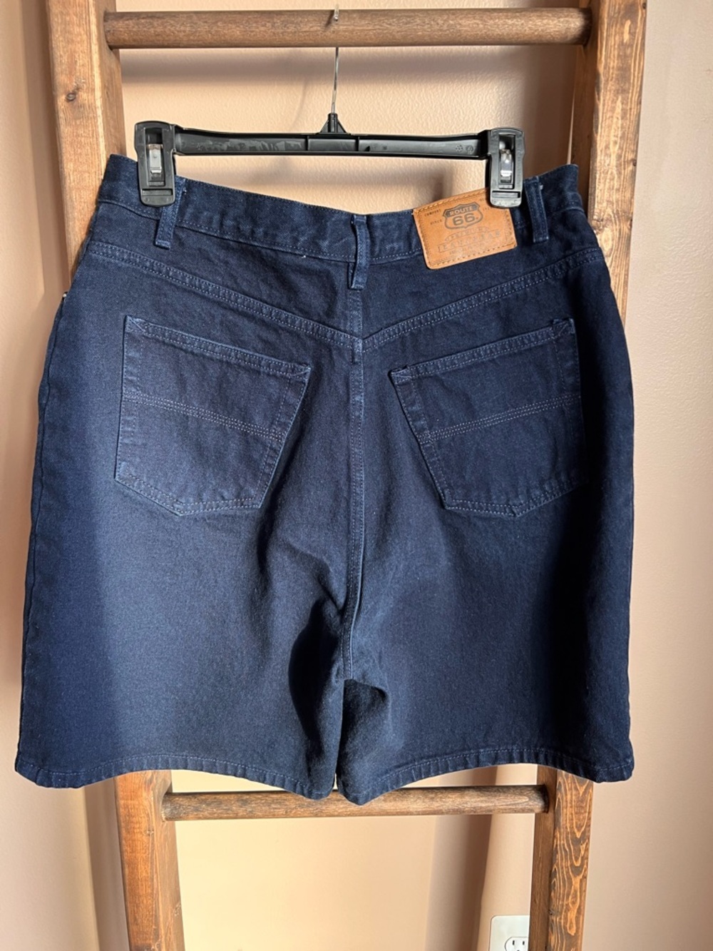 Route 66 Denim Bermuda Mom Shorts - Picture 2 of 5